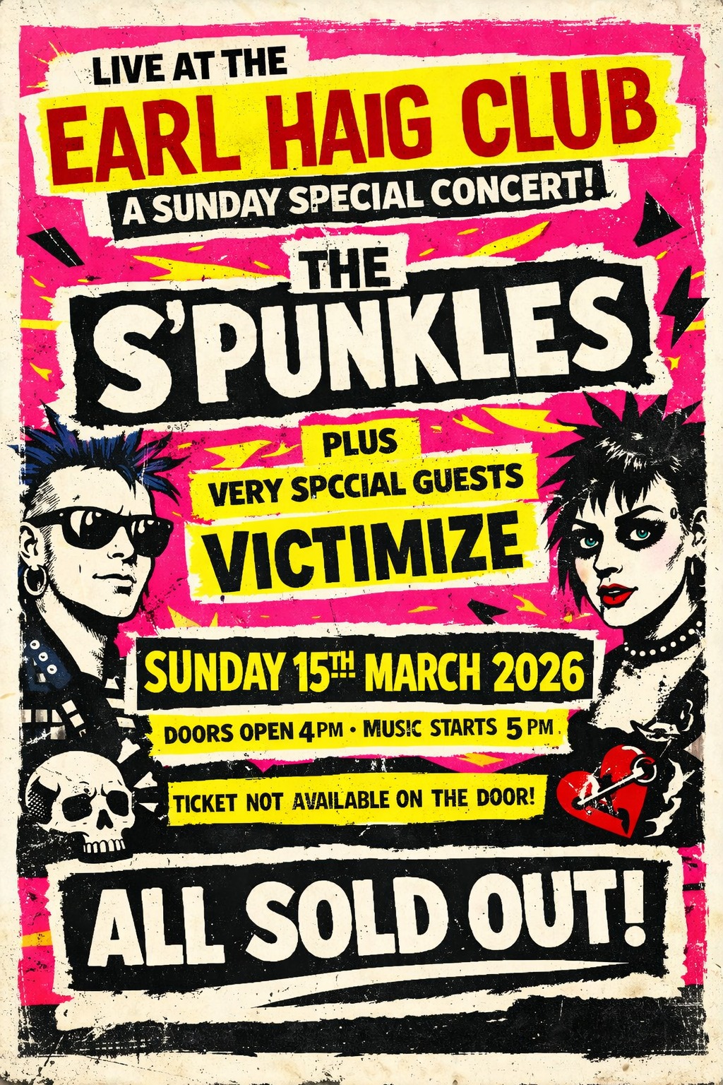 THE S’PUNKLES + VICTIMIZE